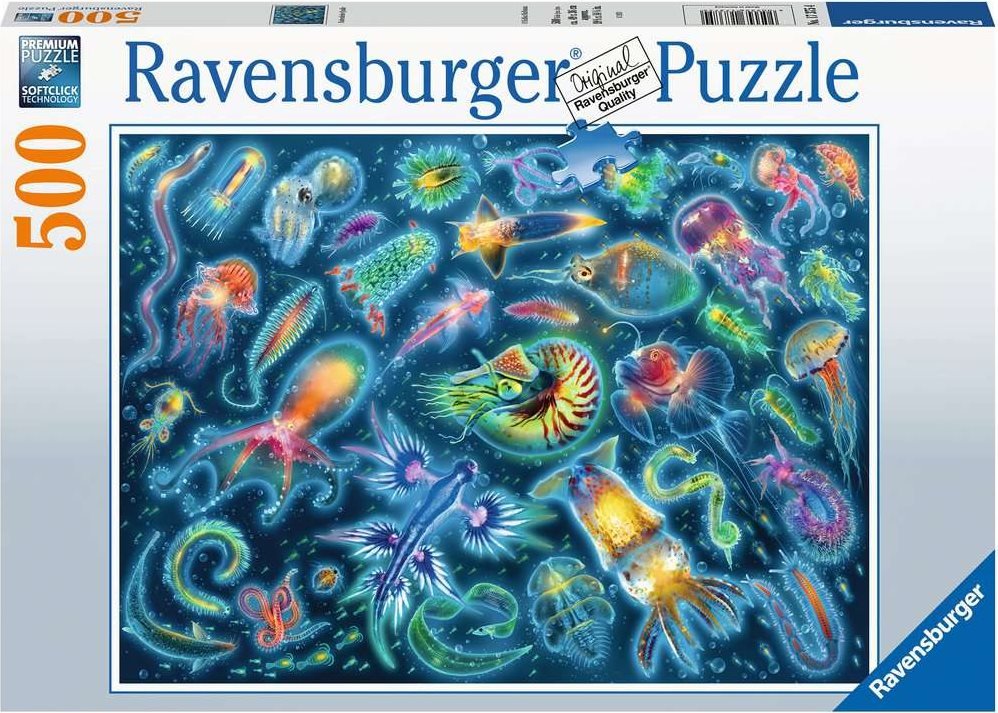 Medúzák Ravensburger 500 darabos kirakó puzzle (RA-17375 4005556173754) - puzzlegarden