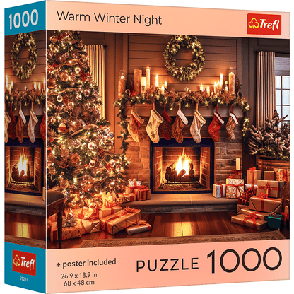 Meleg téli éj Trefl 1000 darabos kirakó puzzle (TR-USA_99283) - puzzlegarden