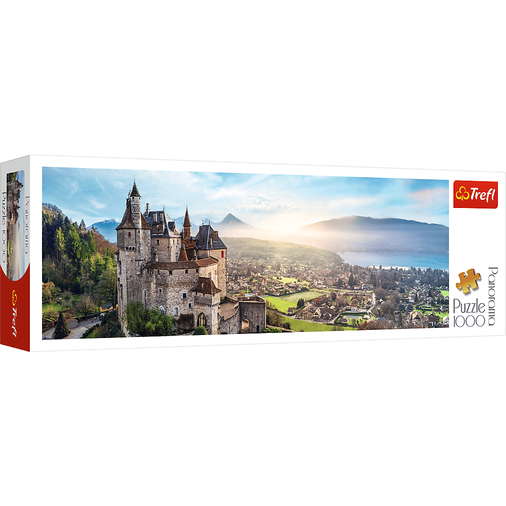 Menthon Kastély, Franciaország - panoráma Trefl 1000 darabos kirakó puzzle (TR - 29055 5900511290554) - puzzlegarden