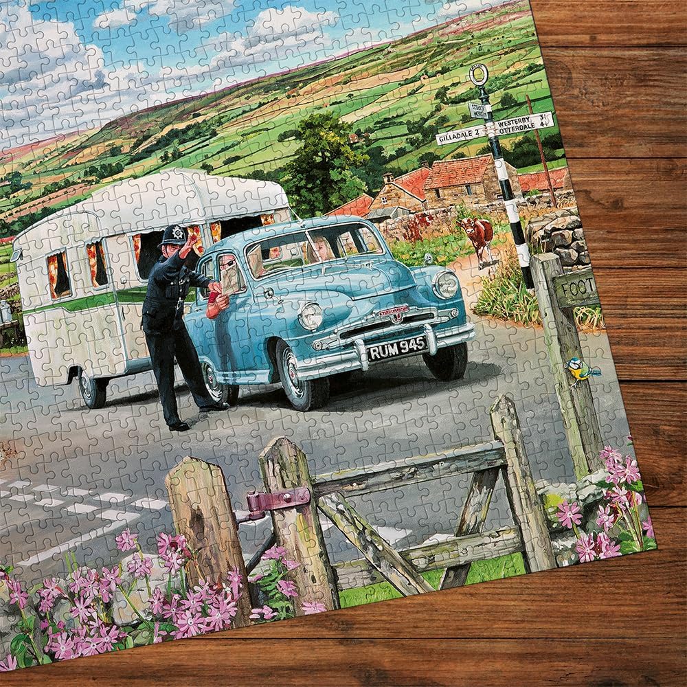 Merre van a kemping? Gibsons 1000 darabos kirakó puzzle (G - G6441) - puzzlegarden