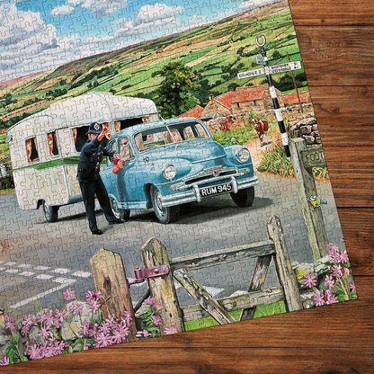 Merre van a kemping? Gibsons 1000 darabos kirakó puzzle (G - G6441) - puzzlegarden