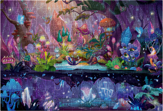 Metálfényű fantázia – Varázserdő Interdruk 500 darabos kirakó puzzle (ID-PUZ500MFMF) - puzzlegarden