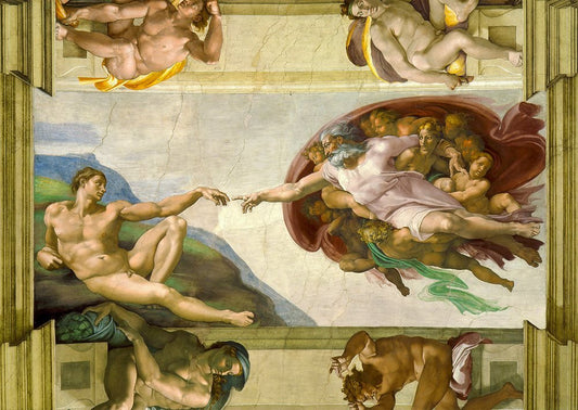 Michelangelo - Ádám Teremtése Enjoy 1000 darabos kirakó puzzle (EN - 1383) - puzzlegarden