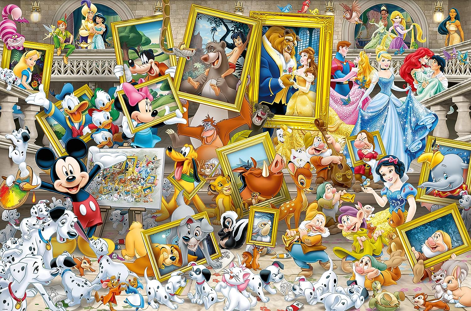 Mickey a Művész Ravensburger 5000 darabos kirakó puzzle (RA-17432 4005556174324) - puzzlegarden