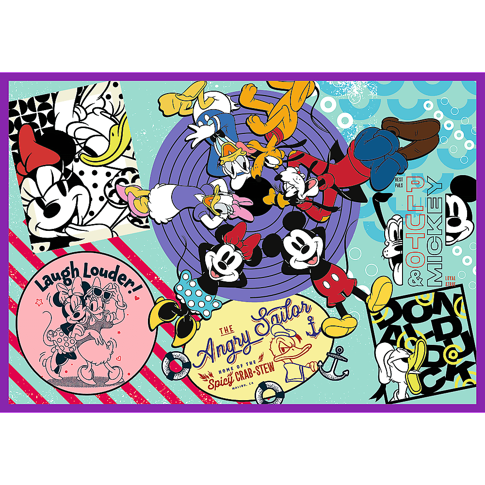 Mickey egér kalandjai – 4x250 Trefl 250 darabos kirakó puzzle (TR-13308) - puzzlegarden