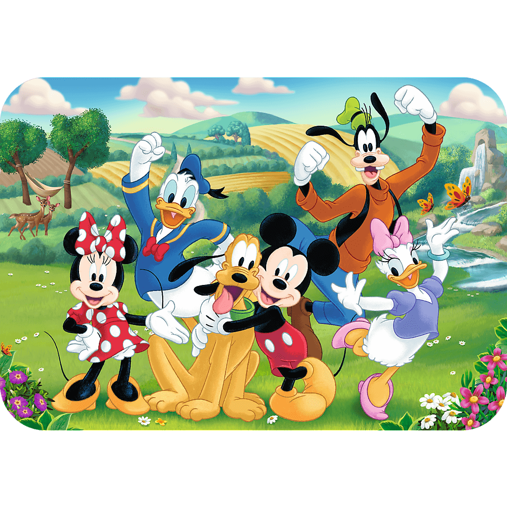 Mickey és Barátai - Fa kirakó Trefl Wood Craft 24 darabos kirakó puzzle (TR - 20278 5900511202786) - puzzlegarden