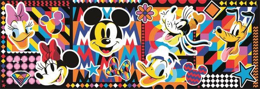 Mickey és Barátai - panoráma Clementoni 1000 darabos kirakó puzzle (CL-39871 8005125398713) - puzzlegarden