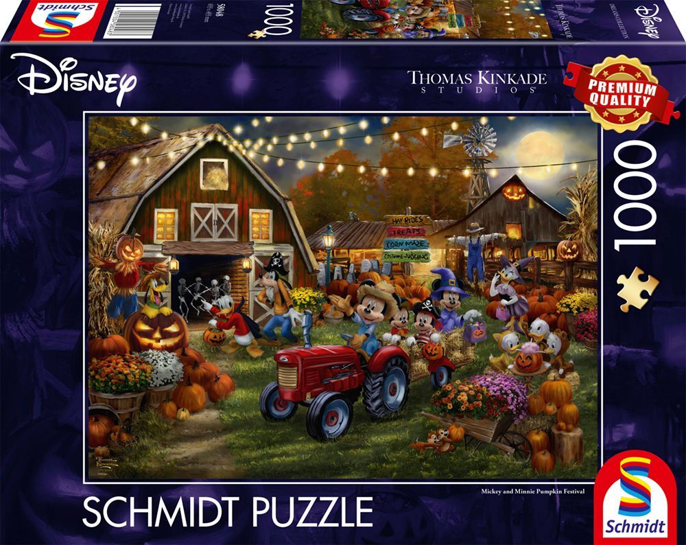 Mickey és Minnie a tökfesztiválon Schmidt Spiele 1000 darabos kirakó puzzle (SCH-58048) - puzzlegarden