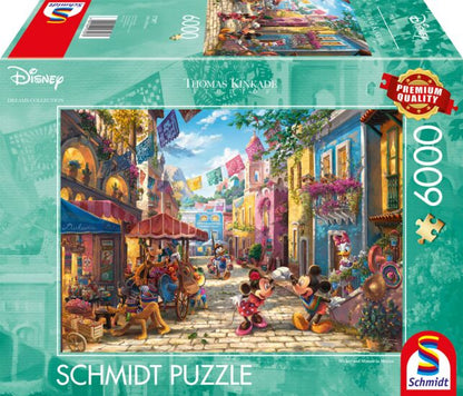 Mickey és Minnie Mexikóban Schmidt Spiele 6000 darabos kirakó puzzle (SCH - 57397 4001504573973) - puzzlegarden