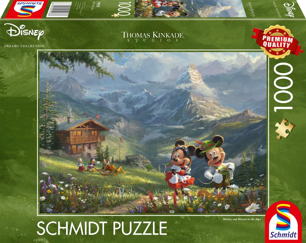 Mickey & Minnie Alpesi kirándulása Schmidt 1000 darabos kirakó puzzle (SCH-59938 4001504599386) - puzzlegarden