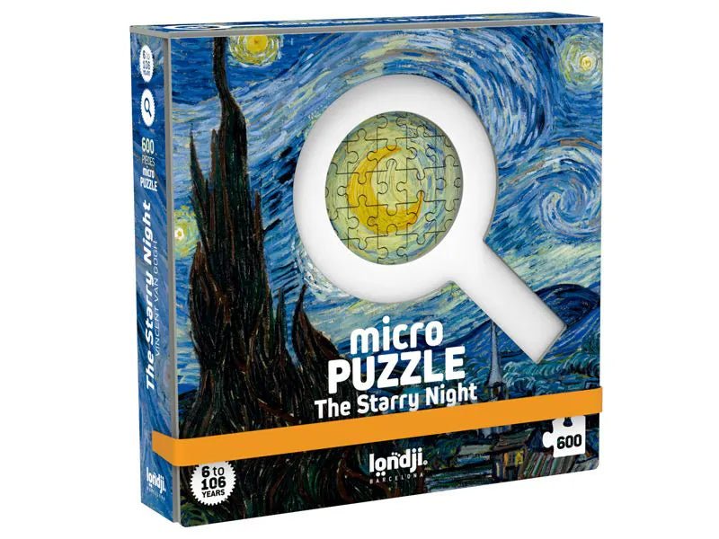 Mikro kirakó – Van Gogh: Csillagos éj Londji 600 darabos kirakó puzzle (LN-PZ203U) - puzzlegarden