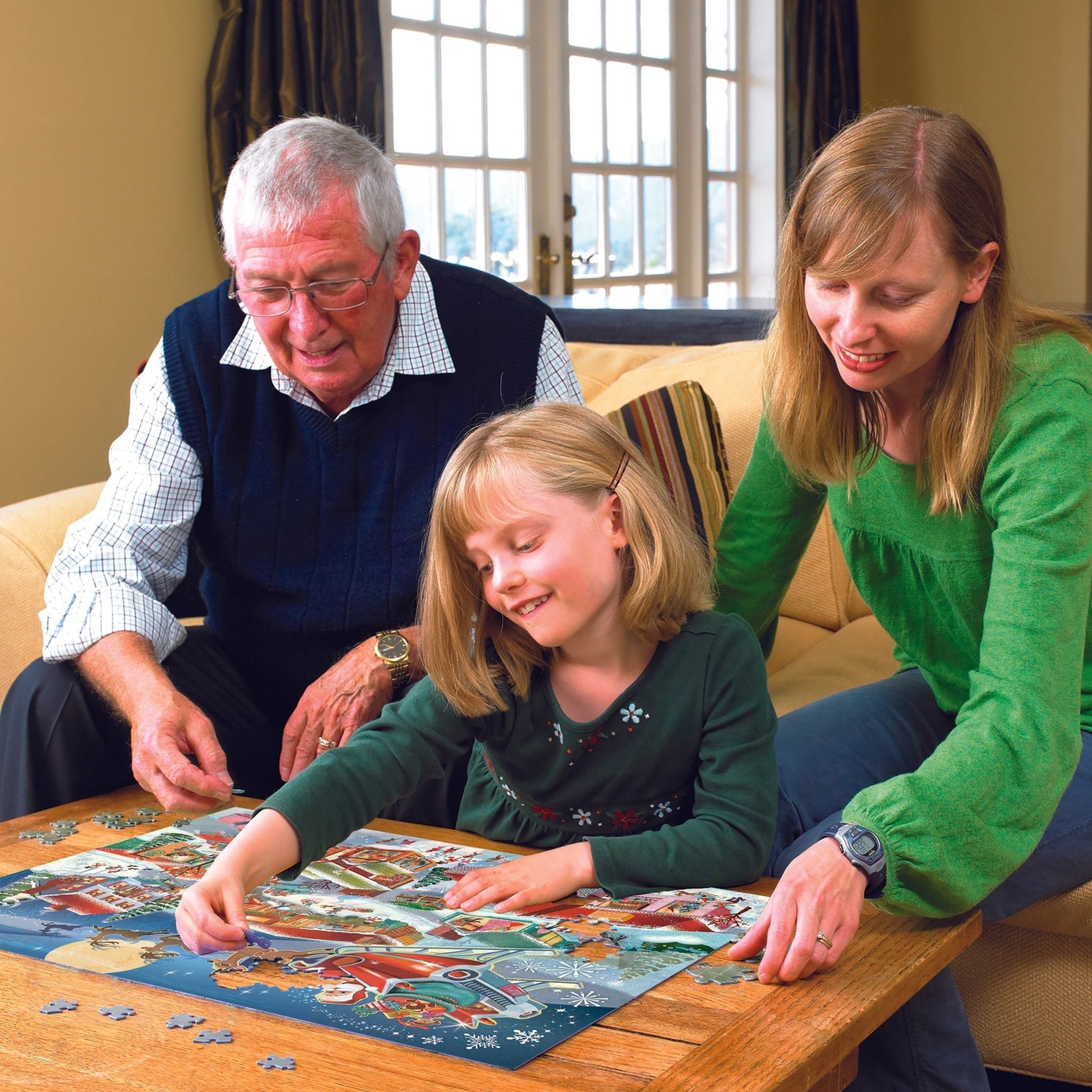 Mikulás az égen Cobble Hill 350 darabos kirakó puzzle (CH - 47044) - puzzlegarden