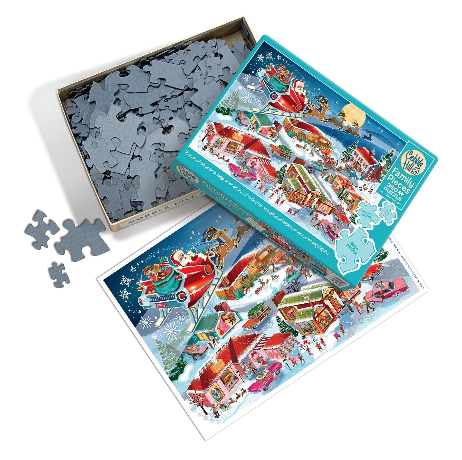 Mikulás az égen Cobble Hill 350 darabos kirakó puzzle (CH - 47044) - puzzlegarden