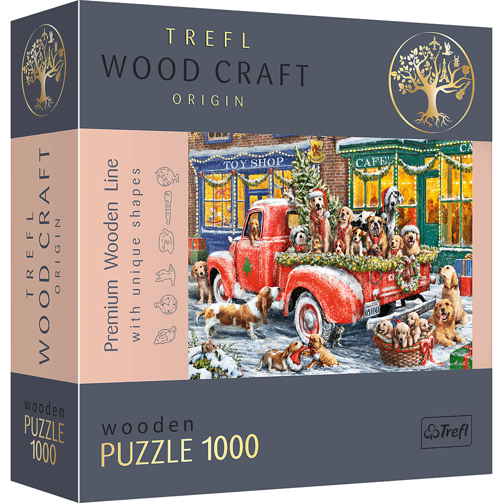 Mikulás és segítői - Fa kirakó Trefl Wood Craft 1000 darabos kirakó puzzle (TR - 20170 5900511201703) - puzzlegarden