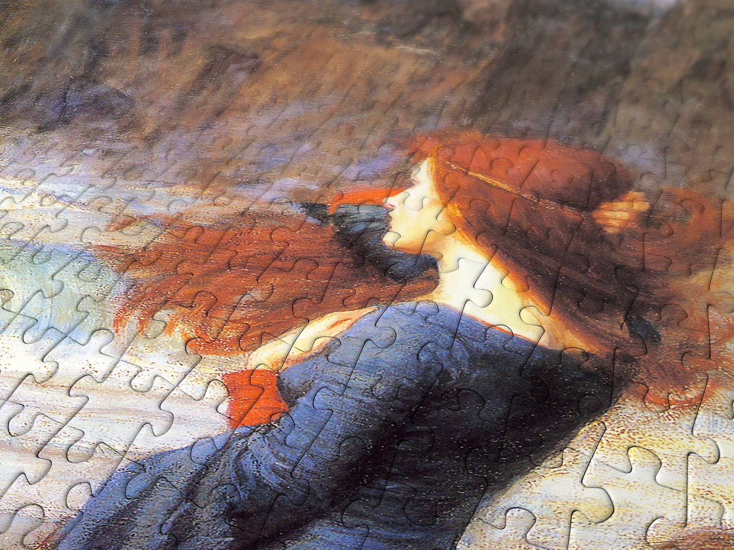 Miranda a viharban – John William Waterhouse Enjoy 1000 darabos kirakó puzzle (EN - 1548 5949194015481) - puzzlegarden