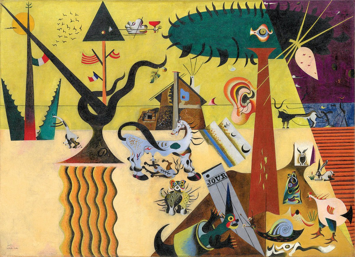 Miró - A Művelt Mező EuroGraphics 1000 darabos kirakó puzzle (EUR-6000-0858 628136608589) - puzzlegarden