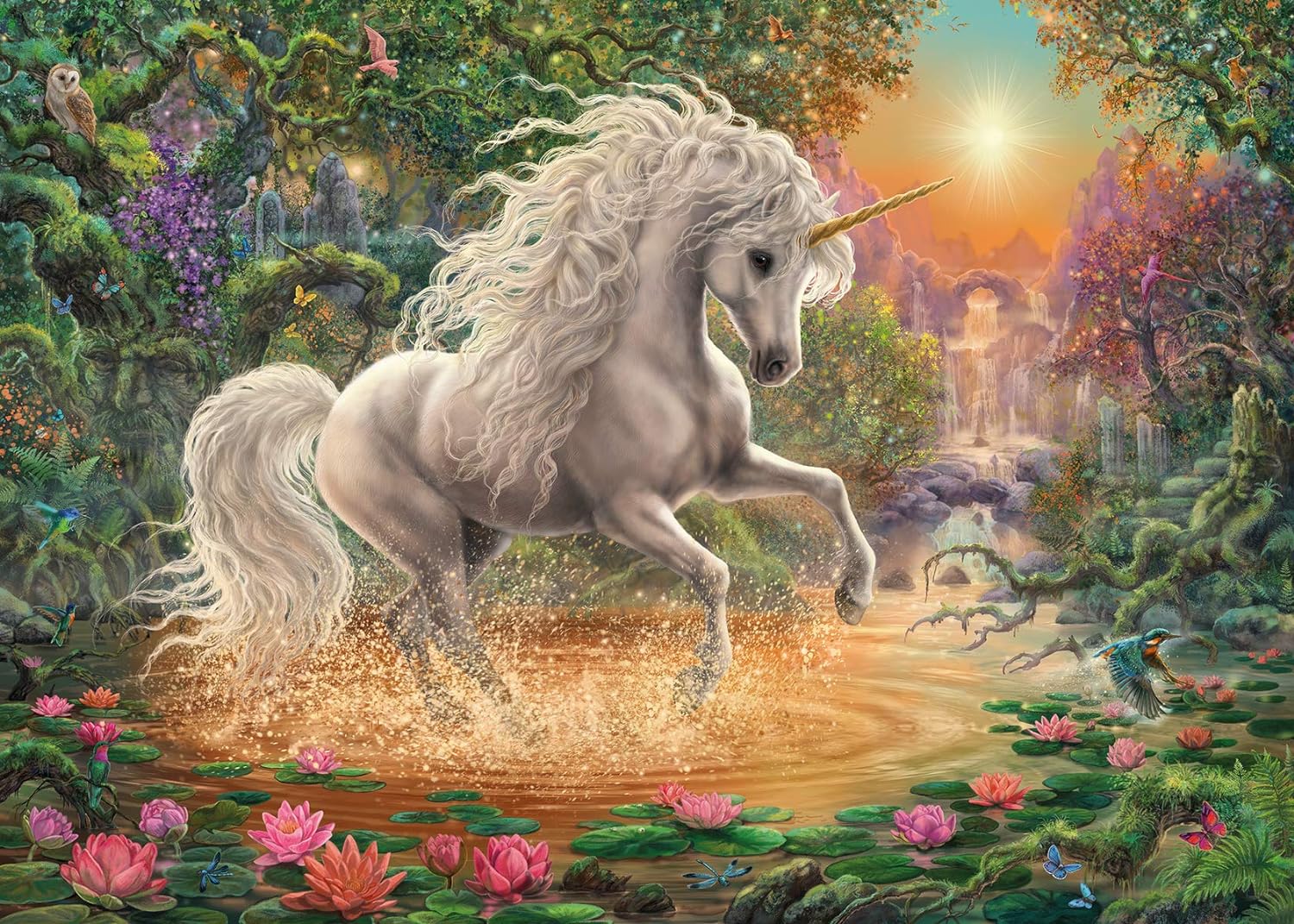 Misztikus Unicornis Ravensburger 1000 darabos kirakó puzzle (RA-19793 4005556197934) - puzzlegarden