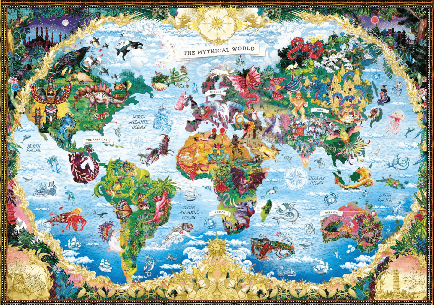 Mitikus világ Laurence King 1000 darabos kirakó puzzle (LK - 9781786279194) - puzzlegarden
