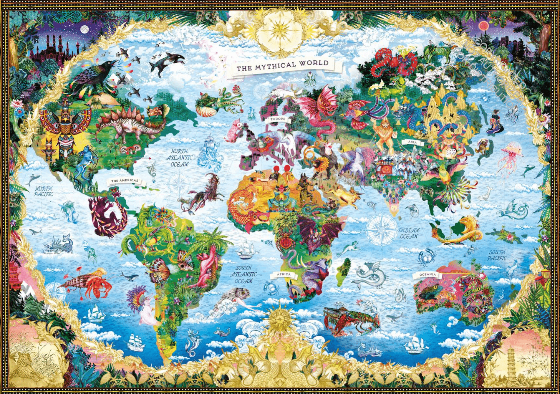 Mitikus világ Laurence King 1000 darabos kirakó puzzle (LK - 9781786279194) - puzzlegarden