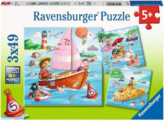 Móka a Vízen - 3x49 Ravensburger 49 darabos kirakó puzzle (RA - 05720) - puzzlegarden