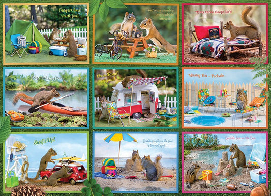 Mókusok nyaralnak Cobble Hill 1000 darabos kirakó puzzle (CH - 40256) - puzzlegarden