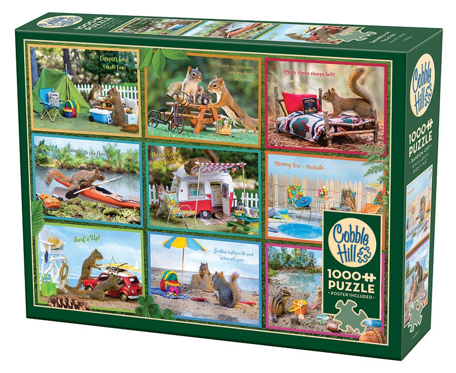 Mókusok nyaralnak Cobble Hill 1000 darabos kirakó puzzle (CH - 40256) - puzzlegarden