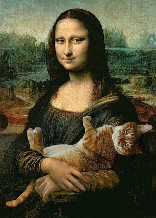 Mona Lisa és a doromboló macska Trefl 500 darabos kirakó puzzle (TR - 37294) - puzzlegarden