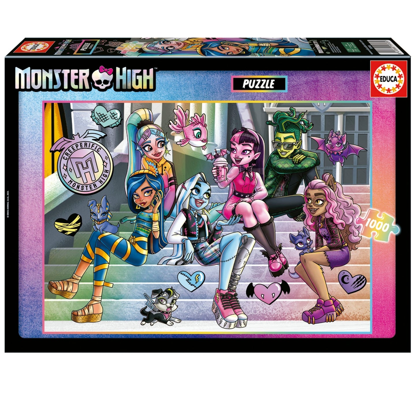 Monster High Educa 1000 darabos kirakó puzzle (ED-19703 8412668197039) - puzzlegarden