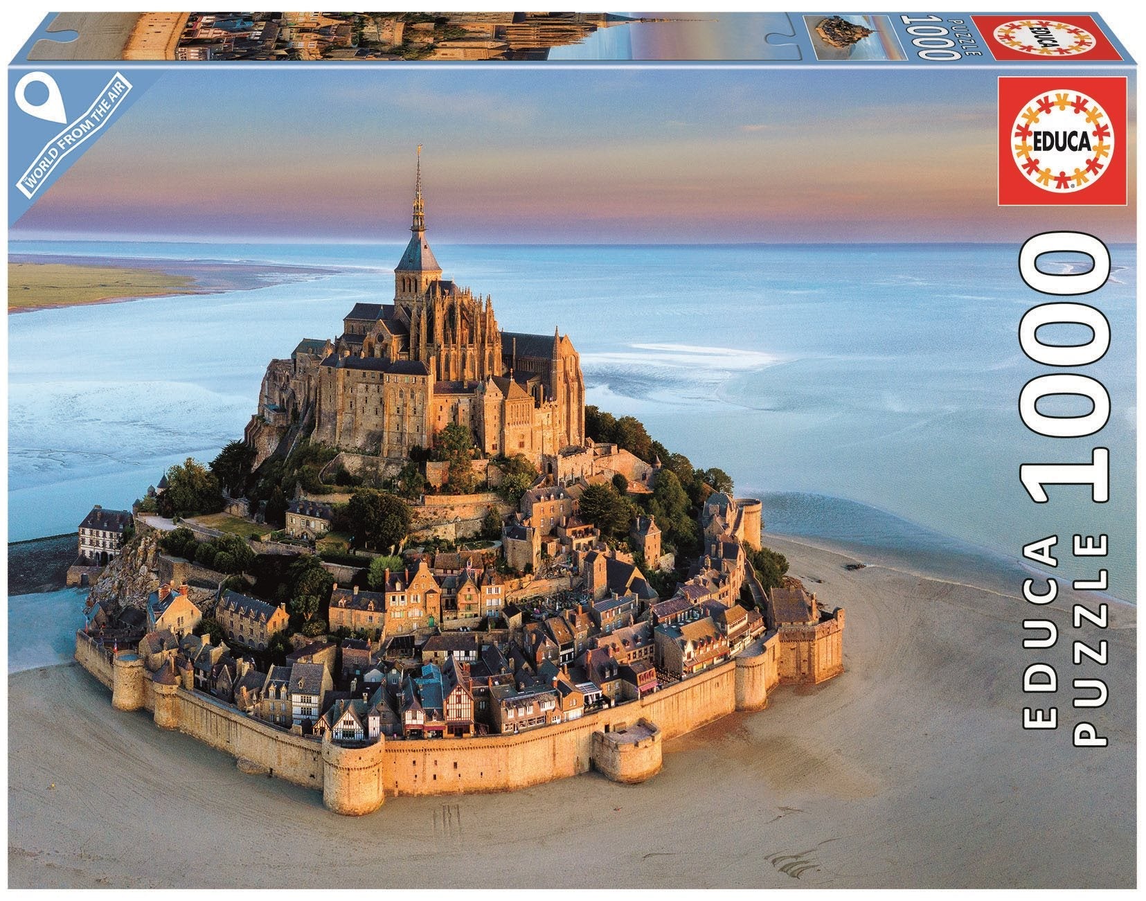 Mont-Saint-Michele Educa 1000 darabos kirakó puzzle (ED-19262 8412668192621) - puzzlegarden