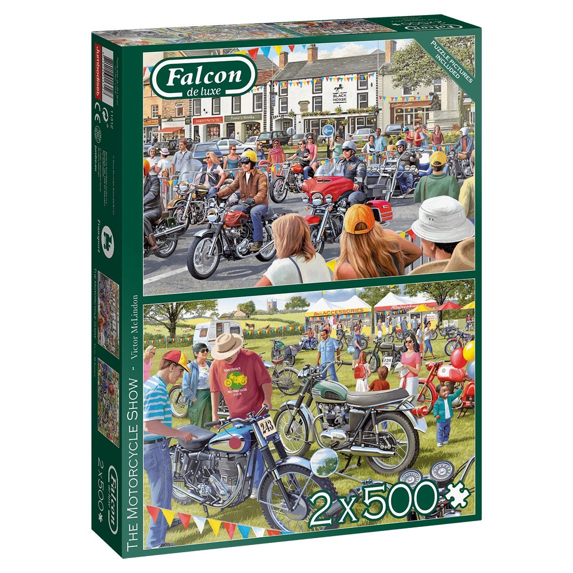 Motoros találkozó - 2x500 Falcon 2x500 darabos kirakó puzzle (FA-11312 8710126113127) - puzzlegarden