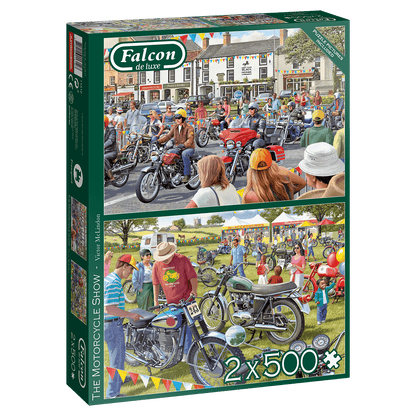 Motoros találkozó - 2x500 Falcon 2x500 darabos kirakó puzzle (FA-11312 8710126113127) - puzzlegarden