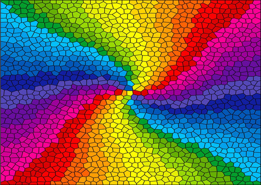Mozaik Szivárvány Enjoy 1000 darabos kirakó puzzle (EN - 1970) - puzzlegarden