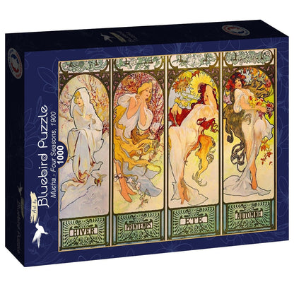 Mucha - A Négy Évszak Bluebird 1000 darabos kirakó puzzle (BB-60250 3663384602504) - puzzlegarden