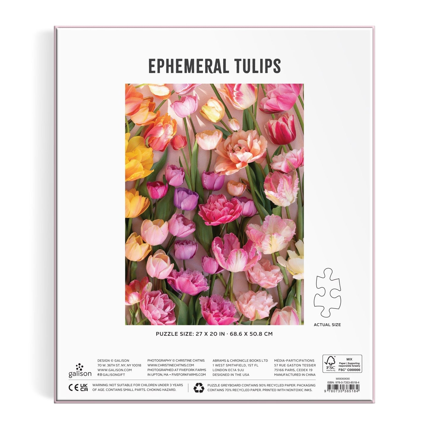 Múló tulipánok Galison 1000 darabos kirakó puzzle (GA-9780735385184) - puzzlegarden