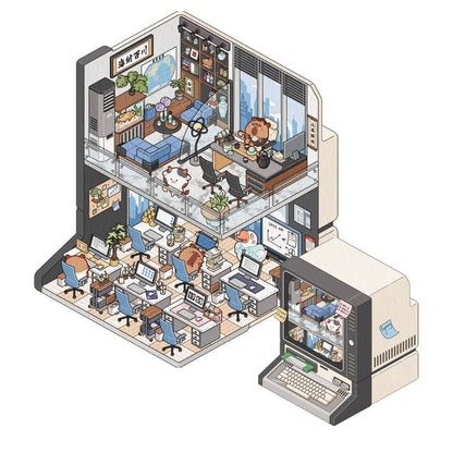 Munka - matricajelenet Simno 1 darabos kirakó puzzle (SN-6941776325024) - puzzlegarden