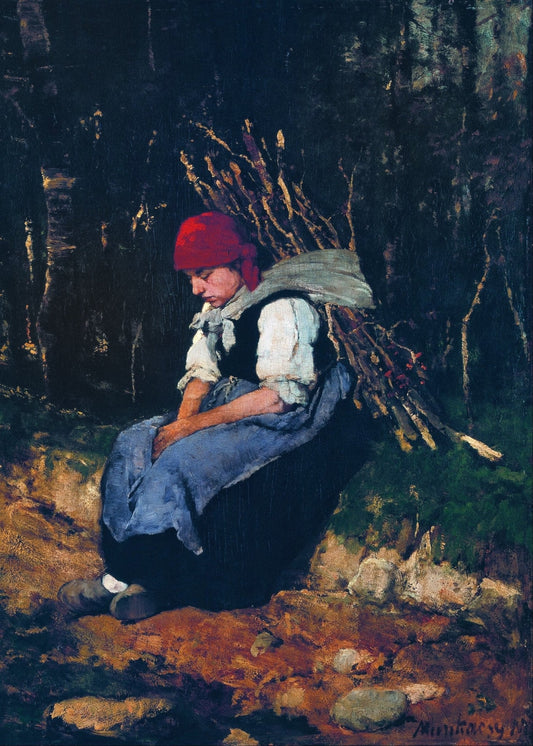 Munkácsy Mihály - A Rőzsehordó Pannon Puzzle 1000 darabos kirakó puzzle (PP-113) - puzzlegarden