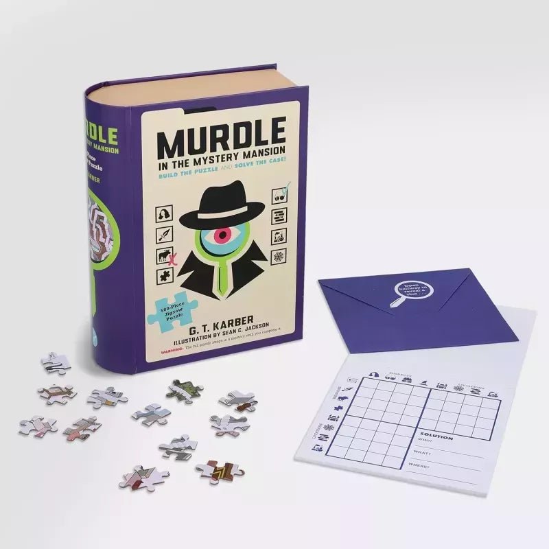 Murdle – Rejtély a kúriában Galison 500 darabos kirakó puzzle (GA-9781797235691) - puzzlegarden