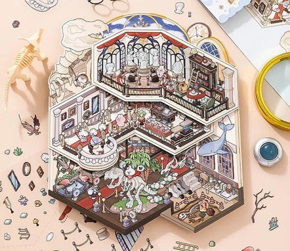 Művészeti múzeum - matricajelenet Simno 1 darabos kirakó puzzle (SN-6941776327974) - puzzlegarden