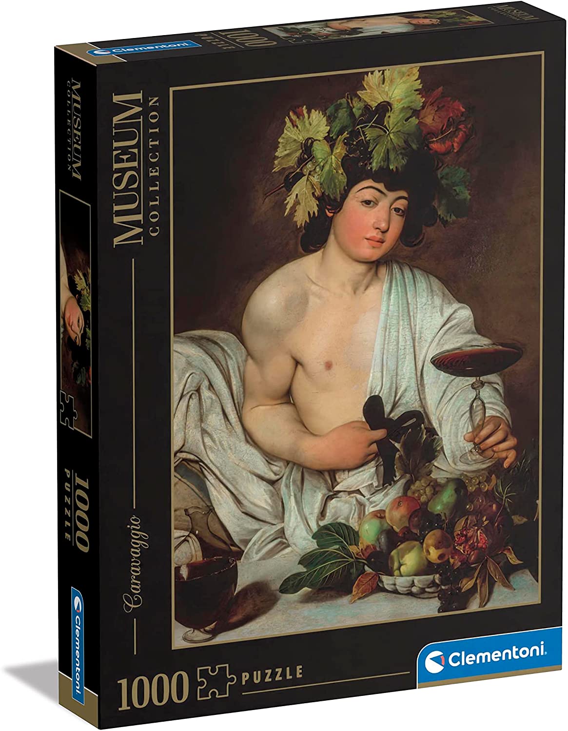 Múzeum Kollekció: Caravaggio - Bacchus Clementoni 1000 darabos kirakó puzzle (CL-39765 8005125397655) - puzzlegarden