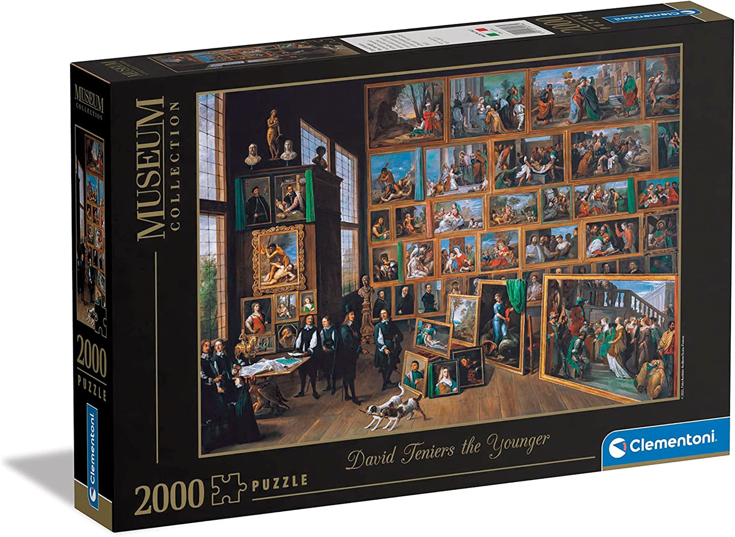 Múzeum Kollekció: David Teniers - Lipót főherceg műgyűjteménye Clementoni 2000 darabos kirakó puzzle (CL-32576 8005125325764) - puzzlegarden