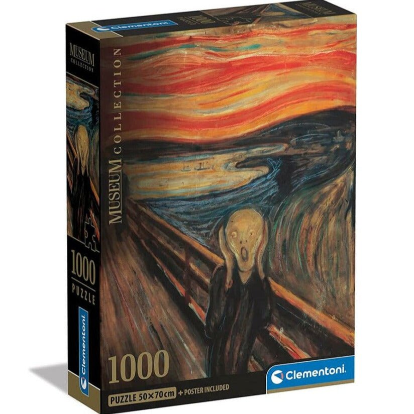 Múzeum Kollekció: Edvard Munch - A Sikoly Clementoni 1000 darabos kirakó puzzle (CL-39791 8005125397914) - puzzlegarden