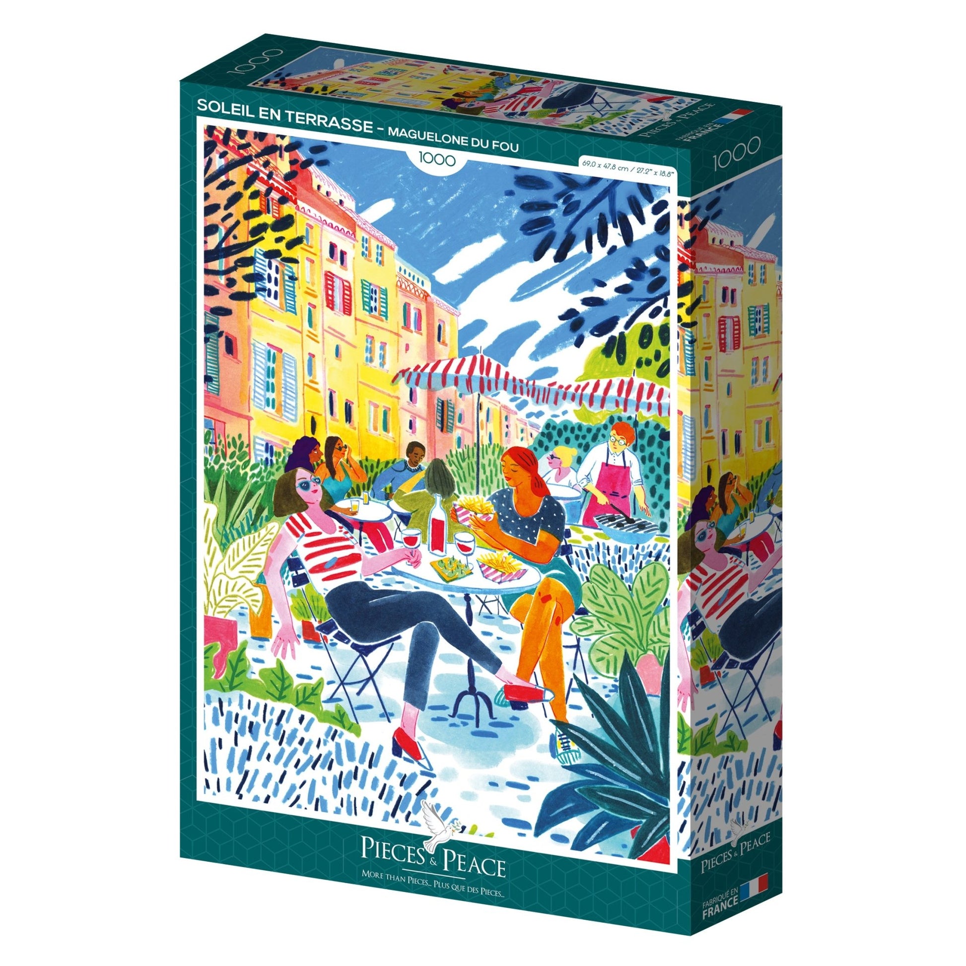 Nap a teraszon Pieces & Peace 1000 darabos kirakó puzzle (PaP - 0102 3770001401027) - puzzlegarden