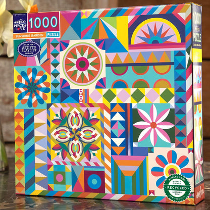 Napfényes Kert Eeboo 1000 darabos kirakó puzzle (EB - PZTSNG 689196521041) - puzzlegarden