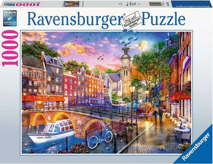 Naplemente Amszterdam felett - sérült doboz Ravensburger 1000 darabos kirakó puzzle (RA - 19945 4005556199457) - puzzlegarden