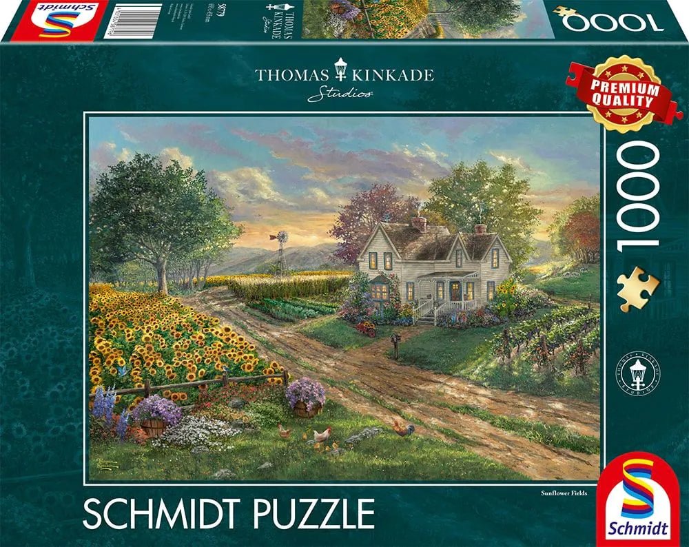 Napraforgó mezők Schmidt 1000 darabos kirakó puzzle (SCH-58779 4001504587796) - puzzlegarden