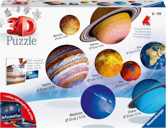 Naprendszer - 3D Ravensburger 540 darabos kirakó puzzle (RA - 11668) - puzzlegarden
