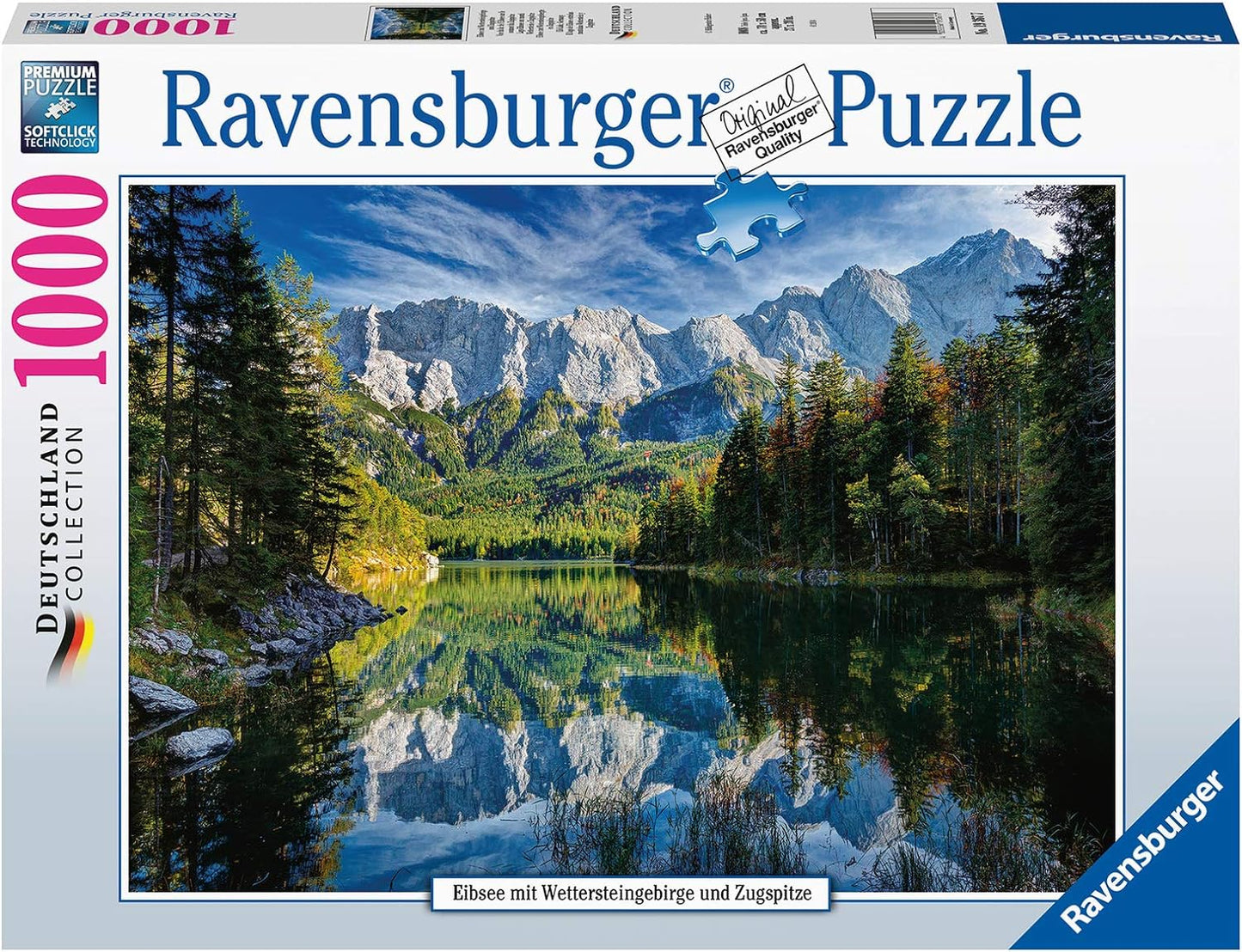 Németország Kollekció - Eibsee Ravensburger 1000 darabos kirakó puzzle (RA-19367 4005556193677) - puzzlegarden