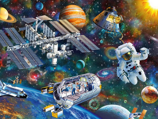 Nemzetközi Űrállomás Ravensburger 200 darabos kirakó puzzle (RA - 12692) - puzzlegarden