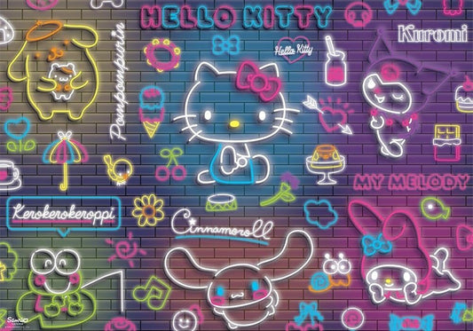 Neon Hello Kitty Trefl 500 darabos kirakó puzzle (TR - 37523) - puzzlegarden