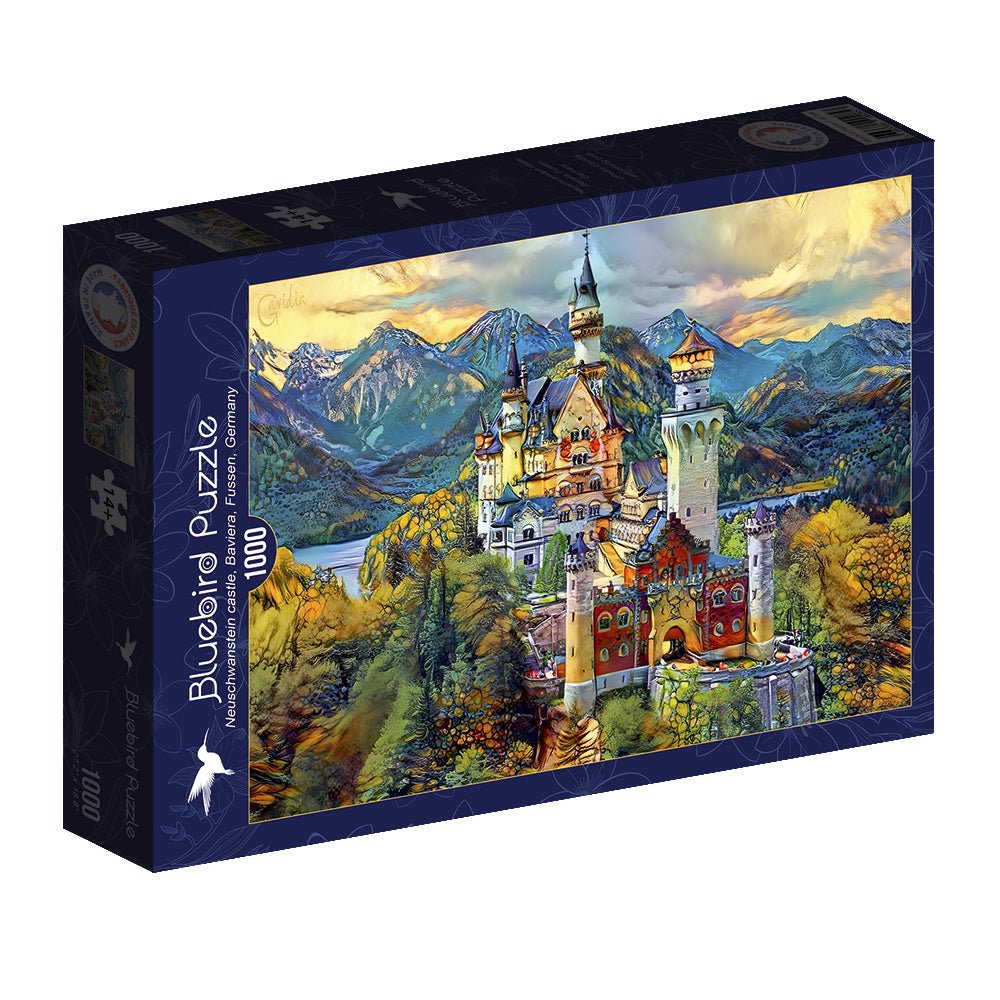 Neuschwanstein Bluebird 1000 darabos kirakó puzzle (BB-F-90285 3663384902857) - puzzlegarden